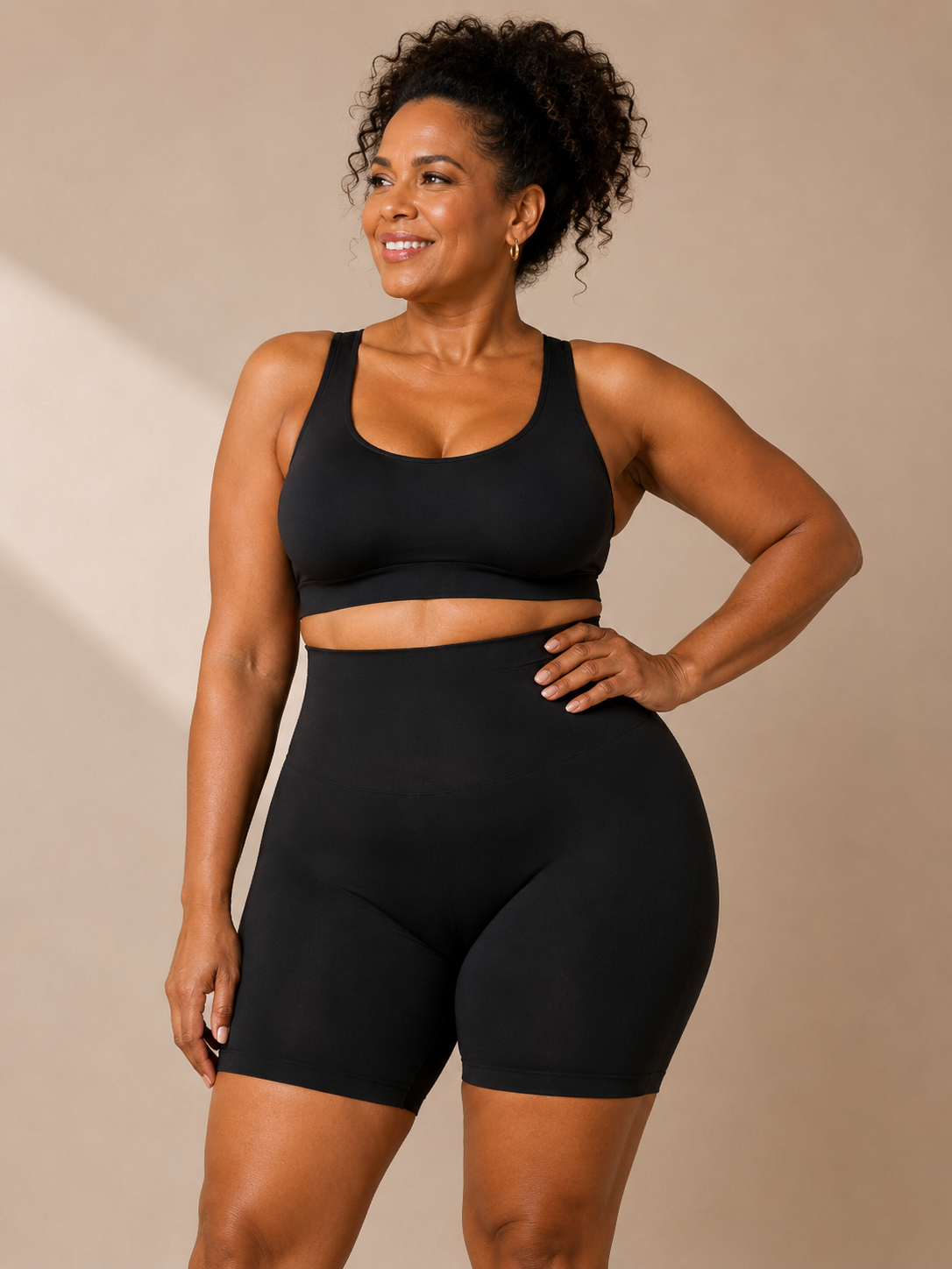 Detail of FORMÉ shapewear fabric and finish